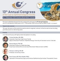 13th ANNUAL CONGRESS OF THE CYPRUS OPHALMOLOGICAL SOCIETY 